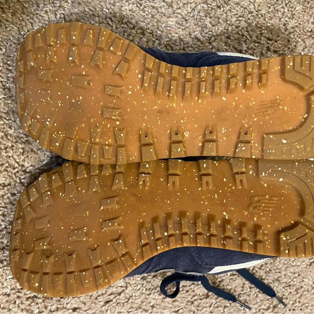 New Balance Men's Navy and Tan Sneakers - Picture 6 of 9